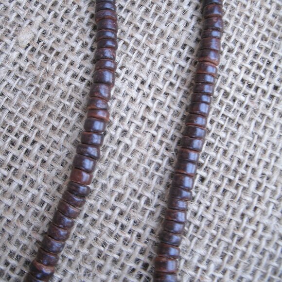 Vintage Handmade Wood Whale Necklace - Picture 6 of 9